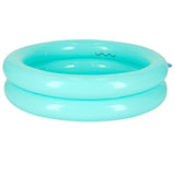 Uppblåsbar babypool 61 cm rund turkos PVC 21 L från 2 år