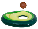 Uppblåsbar badmadrass flotte avokado 150x115 cm PVC max 90 kg