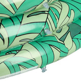 Uppblåsbar barnpool 150 cm 3 kammare grön bladdesign