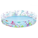 Uppblåsbar barnpool rund 188x33 cm 480 l PVC flerfärgad 3+