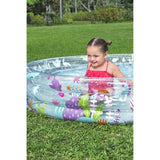 Uppblåsbar barnpool rund 188x33 cm 480 l PVC flerfärgad 3+
