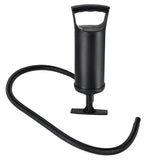 Uppblåsbar barnsäng 140x90 cm med pump, grå med stjärnor