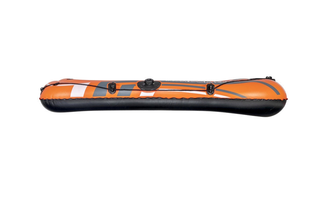 Uppblåsbar båt 188x98 cm 120 kg för 1 vuxen + 1 barn med paddlar & fotpump