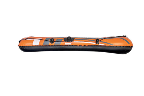 Uppblåsbar båt 188x98 cm 120 kg för 1 vuxen + 1 barn med paddlar & fotpump