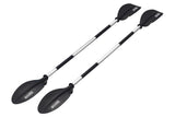 Uppblåsbar dubbelkajak 321x88 cm max 160 kg med säten och mittfena
