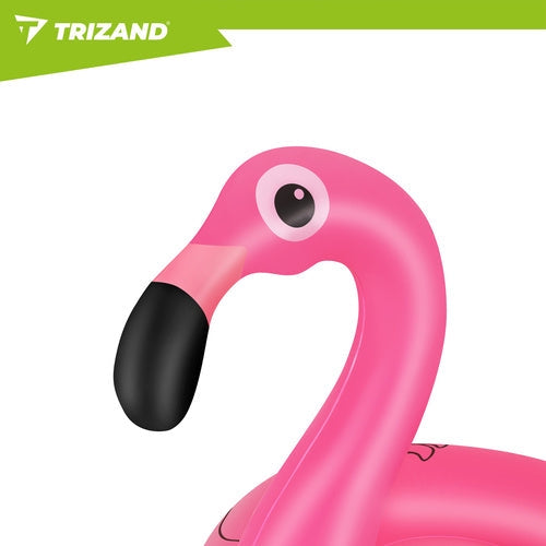 Uppblåsbar flamingo simring 102 cm PVC max 150 kg CE/EN71 3+