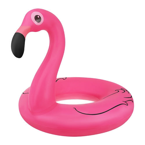 Uppblåsbar flamingo simring 102 cm PVC max 150 kg CE/EN71 3+
