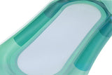 Uppblåsbar flytmadrass med nätbotten 160x84 cm PVC