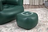 Uppblåsbar fåtölj PVC 107x99x80 cm för inomhus- och utomhusbruk