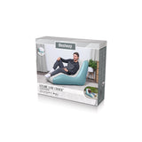 Uppblåsbar fåtölj PVC 133x79x88 cm för inomhus- och utomhusbruk