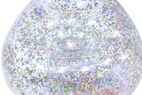 Uppblåsbar fåtölj glittrig 72x72x64 cm för barn, max 70 kg