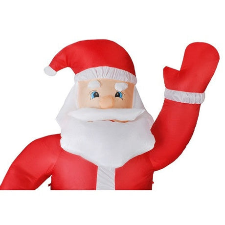 Uppblåsbar jultomte 180 cm med LED och pump IP44 utomhus