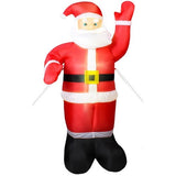 Uppblåsbar jultomte 180 cm med LED och pump IP44 utomhus