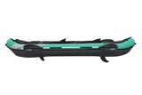 Uppblåsbar kajak 2-person 330x86 cm 200 kg med paddlar pump väska