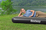 Uppblåsbar luftmadrass 188x99x25 cm PVC max 150 kg