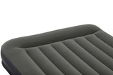 Uppblåsbar luftmadrass 203x152x36 cm med inbyggd kudde, max 300 kg