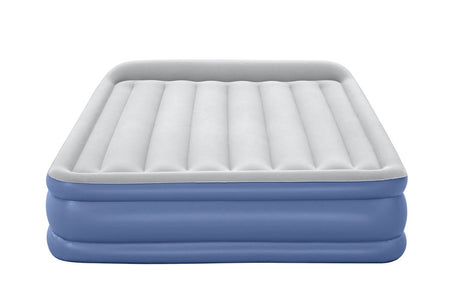 Uppblåsbar luftmadrass dubbel 203x152x46 cm med elpump 220-240V