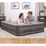 Uppblåsbar madrass queen 203x152x46 cm med elpump 220-240 V