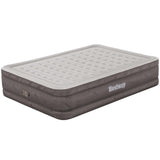Uppblåsbar madrass queen 203x152x46 cm med elpump 220-240 V