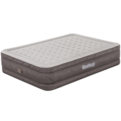 Uppblåsbar madrass queen 203x152x46 cm med elpump 220-240 V