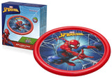 Uppblåsbar paddelpoolmatta med fontän 165 cm Spider-Man, slanganslutning