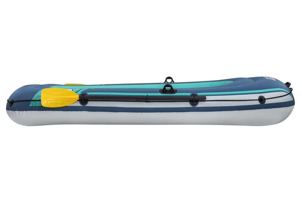 Uppblåsbar pontonbåt 2 personer 232x118 cm 250 kg 3 luftkammare