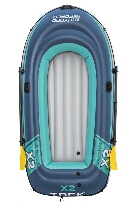 Uppblåsbar pontonbåt 2 personer 232x118 cm 250 kg 3 luftkammare