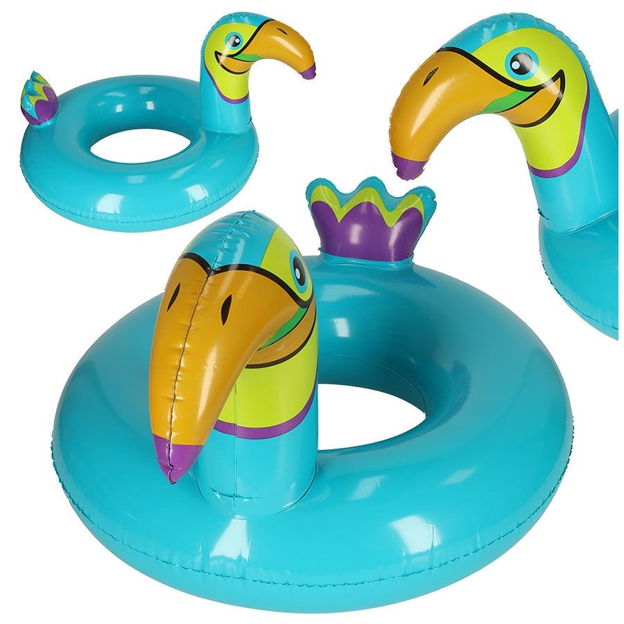 Uppblåsbar simring toucan 70 cm för barn 6+ max 40 kg