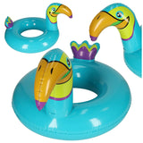 Uppblåsbar simring toucan 70 cm för barn 6+ max 40 kg