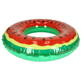 Uppblåsbar simring vattenmelon 80 cm PVC max 60 kg