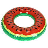 Uppblåsbar simring vattenmelon 80 cm PVC max 60 kg