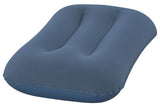 Uppblåsbar velourkudde för spa/bad 42x26x10 cm