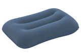Uppblåsbar velourkudde för spa/bad 42x26x10 cm
