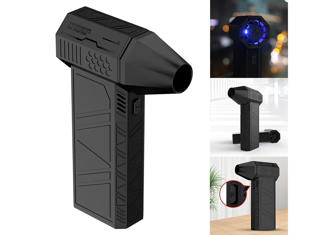 Uppladdningsbar blåsmaskin för damm 130000 rpm, 52 m/s, 4000 mAh USB