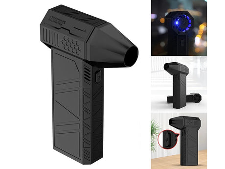 Uppladdningsbar blåsmaskin för damm 130000 rpm, 52 m/s, 4000 mAh USB