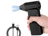 Uppladdningsbar blåsmaskin för damm 130000 rpm, 52 m/s, 4000 mAh USB