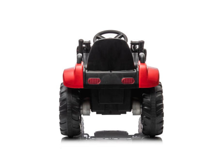 Uppladdningsbar eltraktor för barn med skopa BW-X002A röd