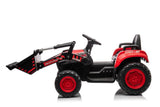 Uppladdningsbar eltraktor för barn med skopa BW-X002A röd