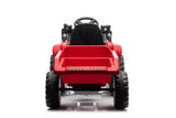 Uppladdningsbar eltraktor för barn med skopa BW-X002A röd