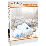 Vakuumpåsar 15-pack 50x70/60x80/70x100 cm för dammsugare