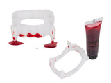 Vampyrtänder Halloween universal + fake blood 14 ml