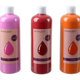 Vattenbaserade målarfärger 12-pack 500 ml/flaska matt, barnvänliga
