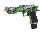 Vattenkulor & dartpistol 2-i-1 med sugproppsdarts, 2 darts, grön