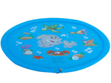 Vattenlekmatta splash pad med fontän 170 cm PVC anslutning trädgårdsslang