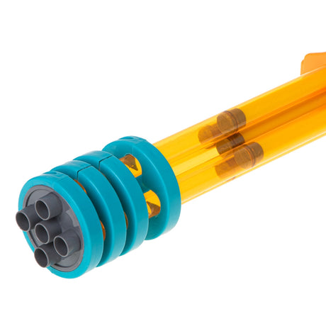 Vattenpistol 56 cm med 4 behållare, plast gul/orange/blå