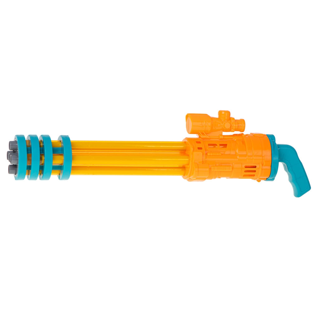 Vattenpistol 56 cm med 4 behållare, plast gul/orange/blå