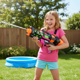Vattenpistol 60 cm 1,25 l tank 6 m räckvidd med axelband