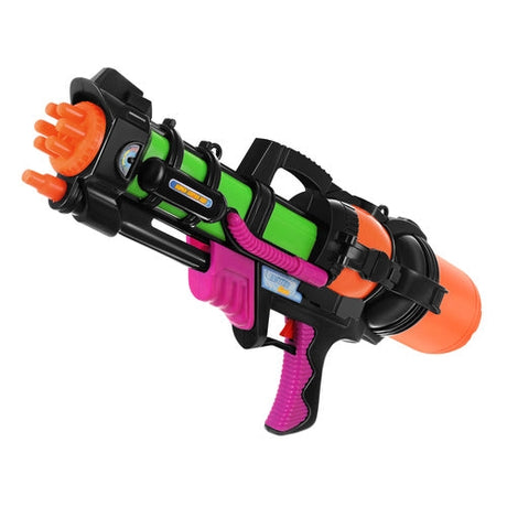 Vattenpistol 60 cm 1,25 l tank 6 m räckvidd med axelband