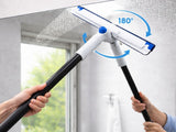 Vattenskrapa 49 cm med teleskopskaft 61,5–144 cm + 1 överdrag