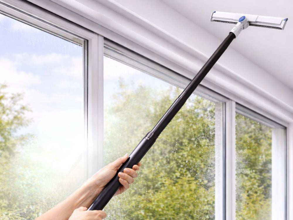 Vattenskrapa 49 cm med teleskopskaft 61,5–144 cm + 1 överdrag